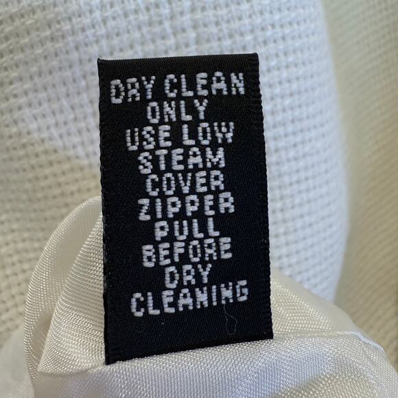 VTG Deadstock Company Ellen Tracy Linen Blazer Women's Size 16 White Vintage - Picture 5 of 13